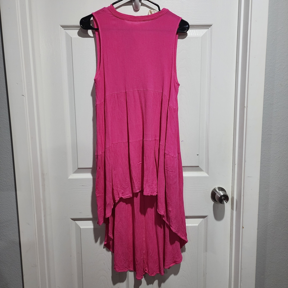 Fantastic Fawn Fuchsia High Low Dress